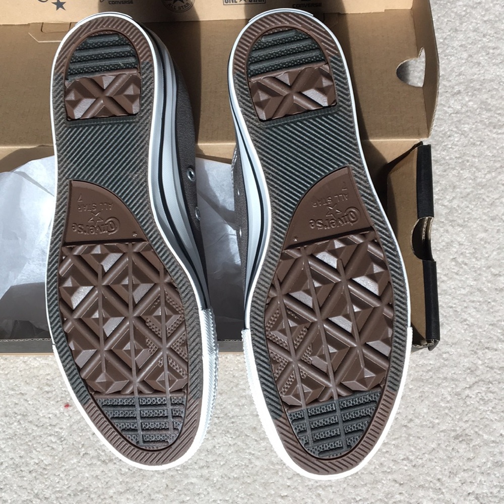 Converse All Star OX tennis shoes charcoal gray - Picture 4 of 6